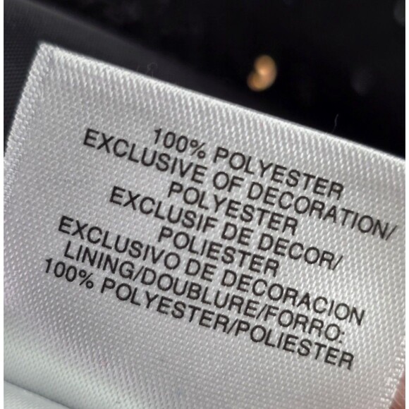 Nine West Open Front Black Sequin Blazer 20W Sparkle Statement Piece Lined Plus - Picture 14 of 16